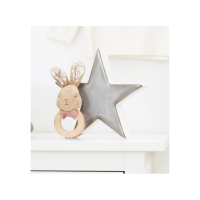 Peter Rabbit Signature Friends Flopsy wooden ring rattle